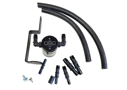 J&L 3019P-B 99-04 Ford Mustang GT Passenger Side Oil Separator 3.0 - Black Anodized