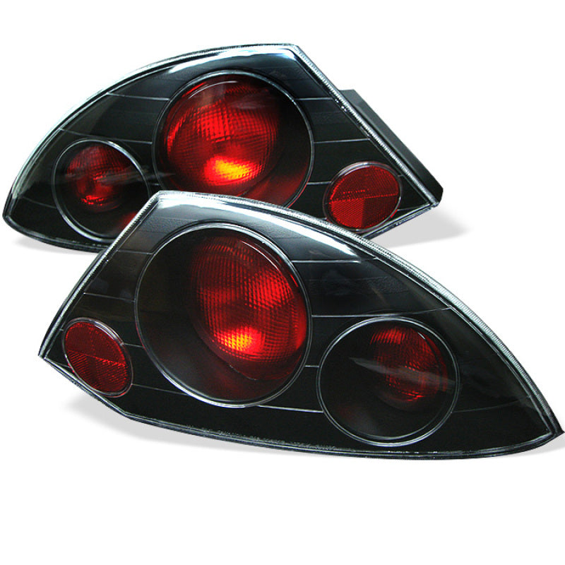 SPYDER 5006288 Spyder Mitsubishi Eclipse 00-02 Euro Style Tail Lights Black ALT-YD-ME00-BK
