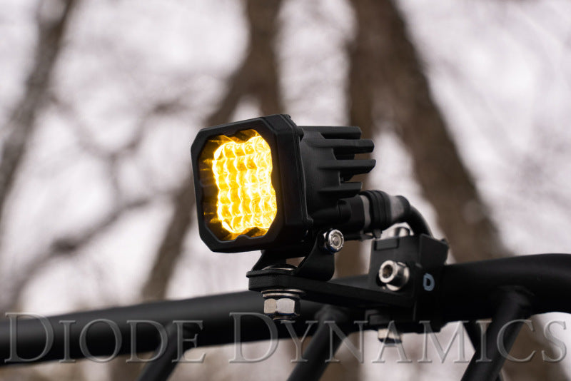 Diode Dynamics DD6443P Stage Series C1 LED Pod Sport - Yellow Wide Standard ABL (Pair)