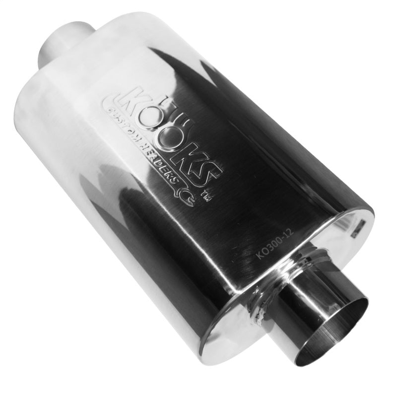 Kooks Headers KO300-12 Kooks Universal 3in Center/Center Oval Muffler (4x8x12)