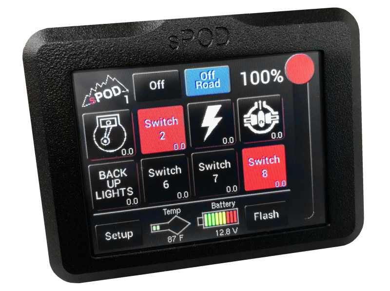 SPOD 860800 Spod 8 Circuit Systems Add-On Touchscreen