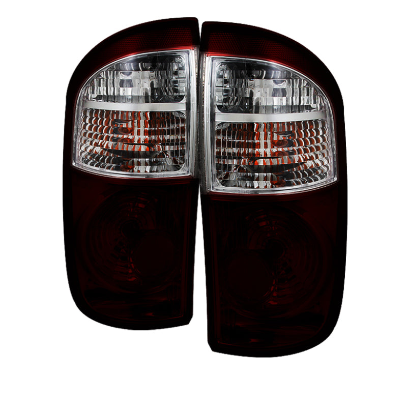 SPYDER 9033384 xTune Toyota Tundra Double Cab 04-06 OEM Style Tail Lights Red Smoked ALT-JH-TTU04-OE-RSM