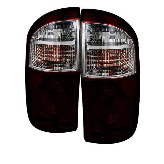 SPYDER 9033384 xTune Toyota Tundra Double Cab 04-06 OEM Style Tail Lights Red Smoked ALT-JH-TTU04-OE-RSM