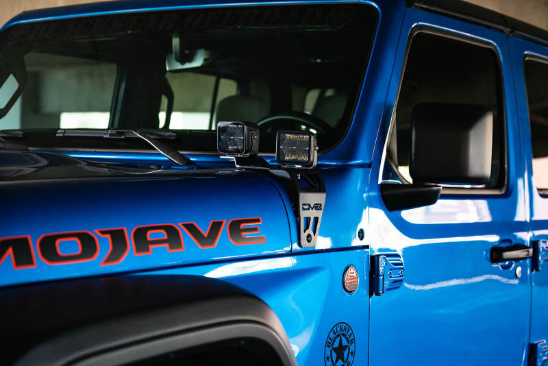 DV8 Offroad LBJL-06 20-22 Jeep JL 392/ Jeep JT Mojave Edition Dual Pod Light Mounts