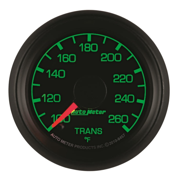 AutoMeter 8457 Autometer Factory Match Ford 52.4mm Full Sweep Electronic 100-260 Deg F Transmission Temp Gauge