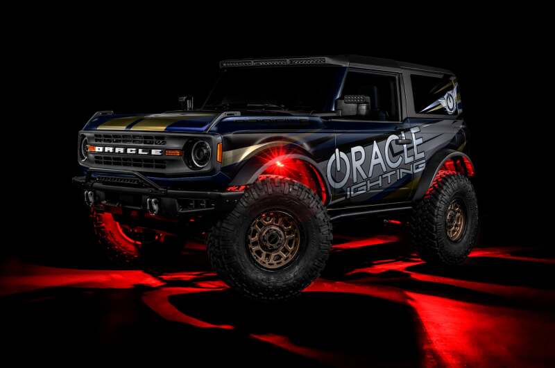 ORACLE Lighting 5895-339 Oracle Underbody RGB+W Wheel Well Rock Light Kit - 4 PCS - ColorSHIFT