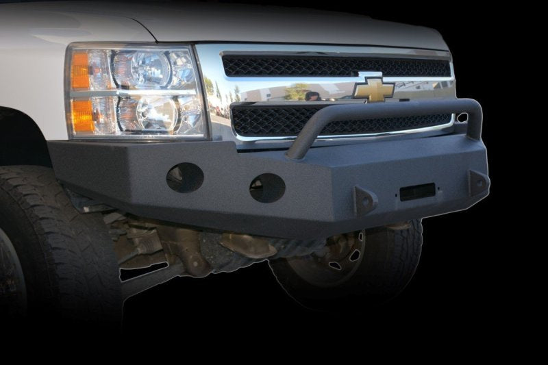 DV8 Offroad FBCS1-01 07-13 Chevrolet Silverado 1500 Front Bumper - Black Powdercoat