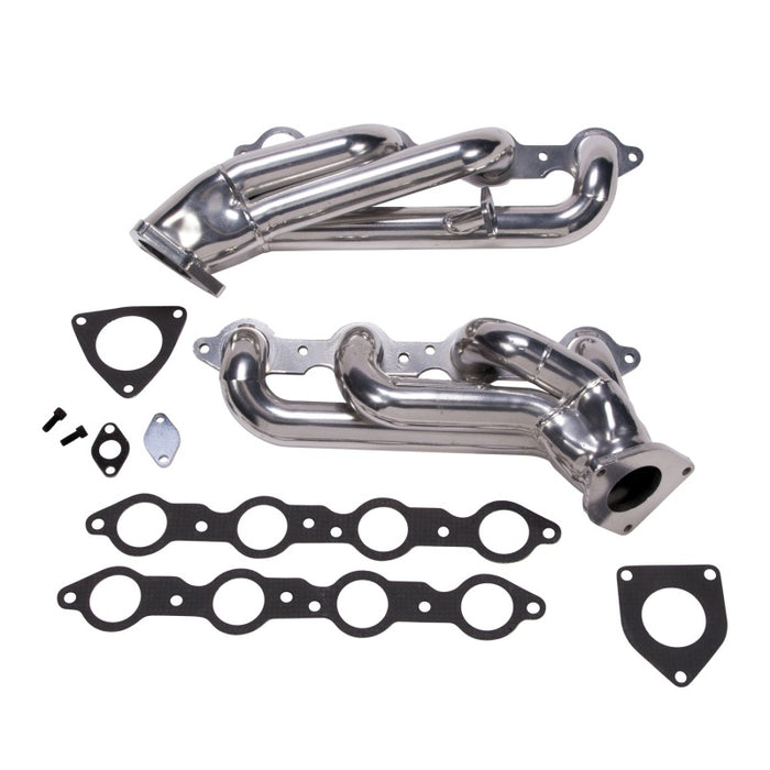BBK 40060 99-04 GM Truck SUV 6.0 Shorty Tuned Length Exhaust Headers - 1-3/4 Silver Ceramic
