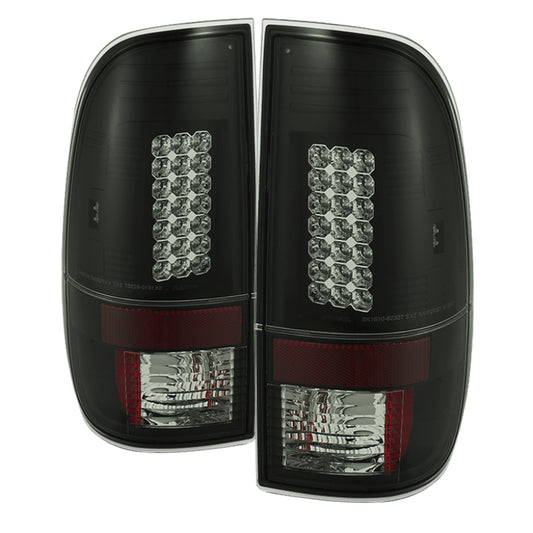 SPYDER 5078179 Spyder Ford F150 side 97-03/F250 Super Duty 99-07 LED Tail Lights Blk Smke ALT-YD-FF15097-LED-BSM