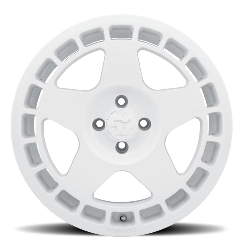fifteen52 TURRW-77548+42 Turbomac 17x7.5 4x108 42mm ET 63.4mm Center Bore Rally White Wheel