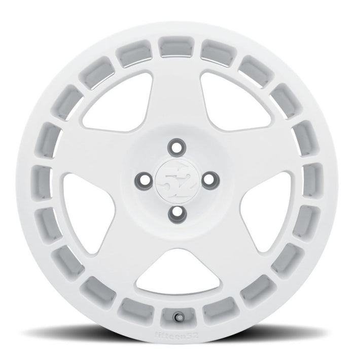 fifteen52 TURRW-77548+42 Turbomac 17x7.5 4x108 42mm ET 63.4mm Center Bore Rally White Wheel