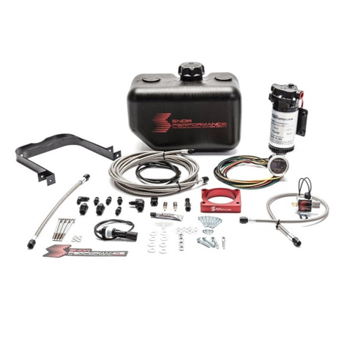 Snow Performance SNO-2133-BRD 11-17 F-150 Stg 2 Boost Cooler Water Injection Kit w/SS Brd Line & 4AN Fittings