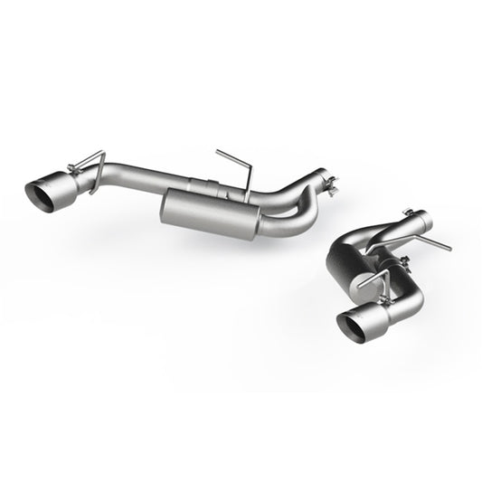 MBRP S7038AL 16-19 Chevrolet Camaro 2.5in Aluminum Non NPP Axle Back Exhaust System - 4in Dual Wall Tips