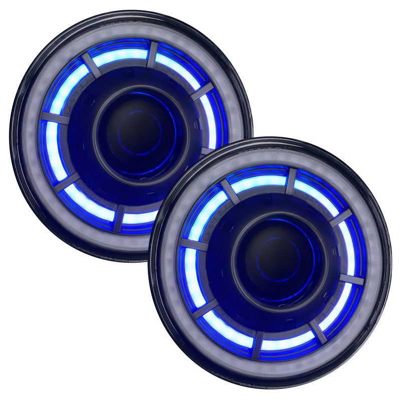 ORACLE Lighting 5876-334 0718 Jeep Wrangler JK Oculus 7in ColorSHIFT Bi-LED Projector Headlights