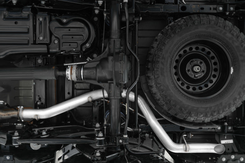 MBRP S6502409 2021+ JEEP Gladiator JT 3.0L EcoDiesel XP Series T304SS 3in Filter Back w/ Rear Turn Down