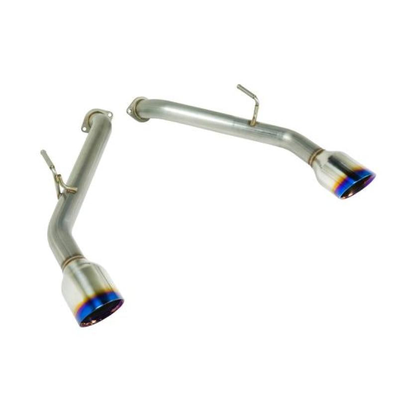 Remark RO-TTQ5-D 2014+ Infiniti Q50 Axle Back Exhaust w/Burnt Stainless Double Wall Tip