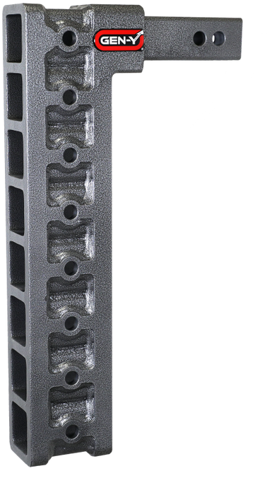 GEN-Y Hitch GH-308 Gen-Y Mega Duty 2in Shank 17.5in Drop 1.5K TW 10K Hitch w/GH-0100 Stabilizer Kit