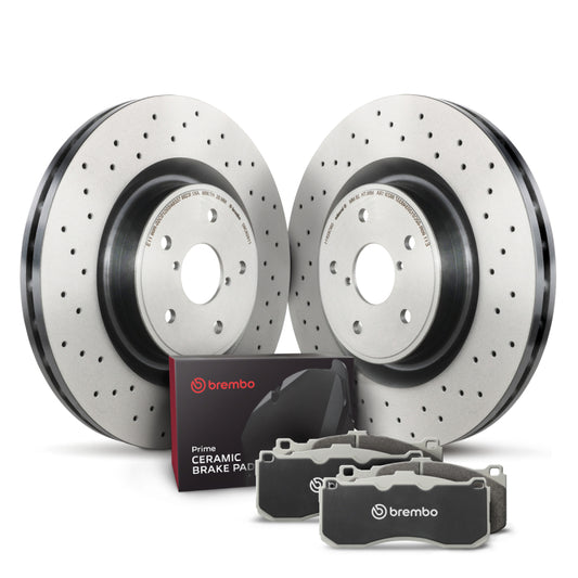 Brembo OE KT00B46 01-06 Lexus LS430 Rear Disc Brake Kit