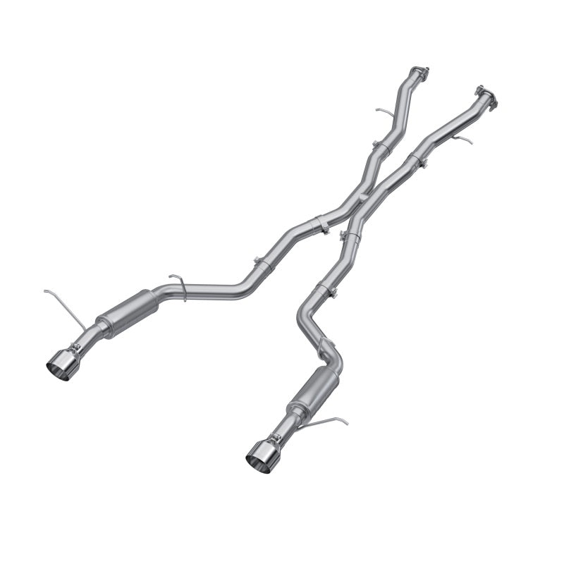 MBRP S5105AL 18-23 Dodge Durango SRT 6.4L Armor Lite AL Steel 3in Cat Back Exhaust Dual Rear Exit w/ SS Tips