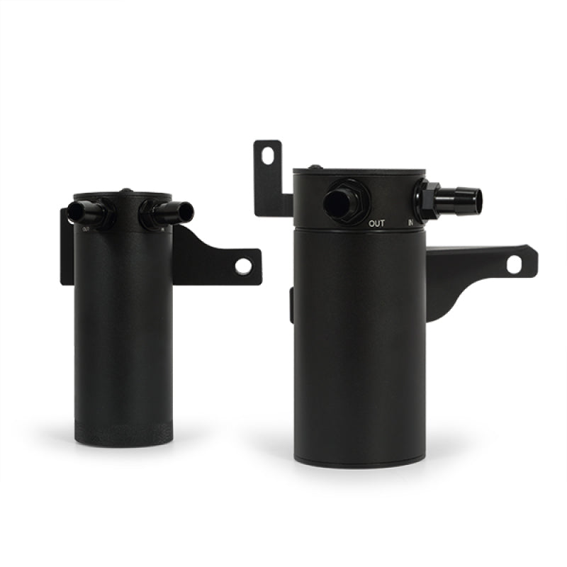 Mishimoto MMBCC-F35T-11SBE 11-14 Ford F-150 EcoBoost 3.5L Baffled Oil Catch Can Kit - Black