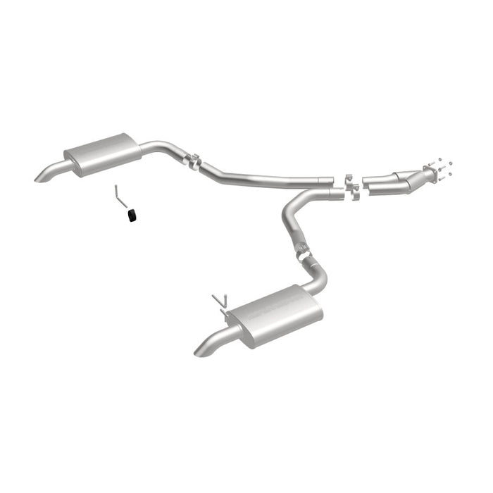 Magnaflow 16710 MagnaFlow 75-79 Chevy Corvette V8 5.7L Dual Split Rear Exit Stainless Cat-Back Perf Exhaust