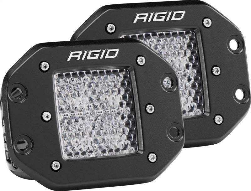 Rigid Industries 212513 Dually - Flush Mount - 60 Deg. Lens - Set of 2