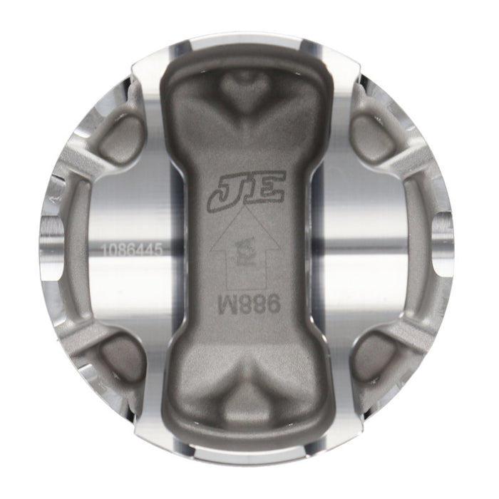JE Pistons 346348 Nissan VR30DDTT 86mm Bore 10.2:1 CR -3cc Dish - Set of 6