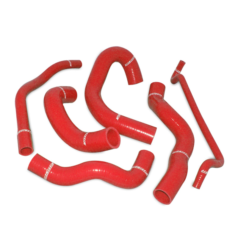Mishimoto MMHOSE-MUS-05RD 05-06 Ford Mustang GT V8 / 05-10 GT500 Red Silicone Hose Kit