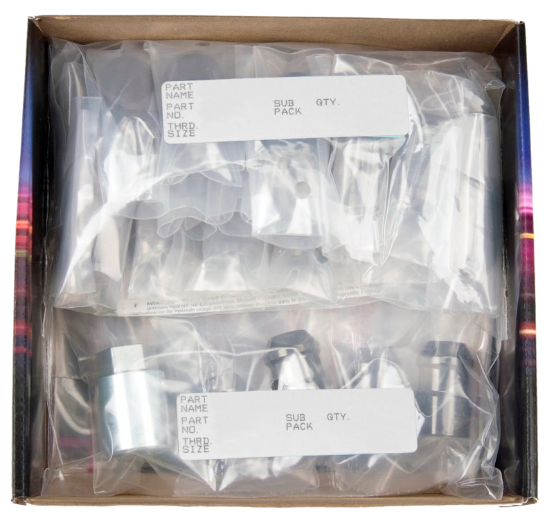 McGard 84658 6 Lug Hex Install Kit w/Locks (Cone Seat Nut) M12X1.5 / 13/16 Hex / 1.5in. Length - Black