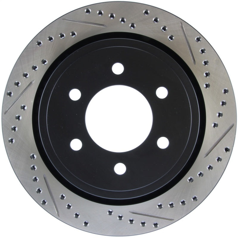 Stoptech 127.65135L StopTech Slotted & Drilled Sport Brake Rotor