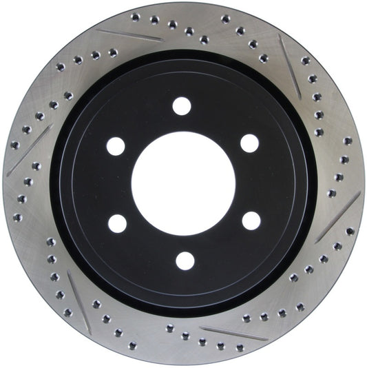 Stoptech 127.65135L StopTech Slotted & Drilled Sport Brake Rotor