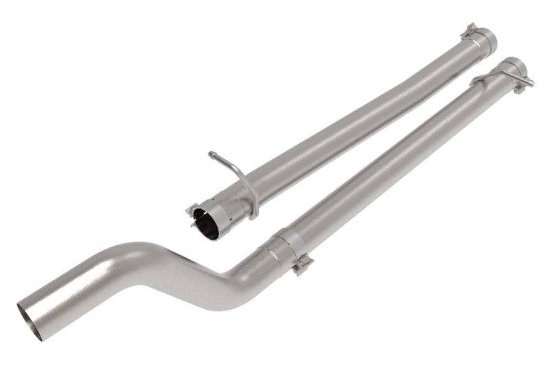 aFe 49C32085NM Vulcan Series 3in 304 Stainless Steel Muffler Delete Pipe 2021 RAM 1500 TRX V8-6.2L (sc)