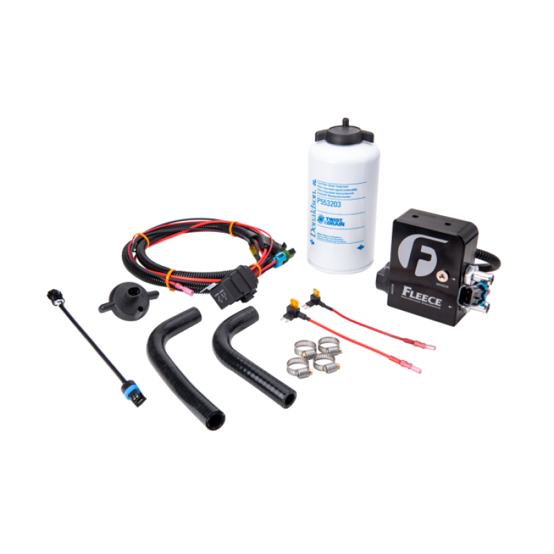 Fleece Performance FPE-DMAX-HFFBA-1116 11-16 GM 2500/3500 Duramax Auxiliary Heated Fuel Filter Kit