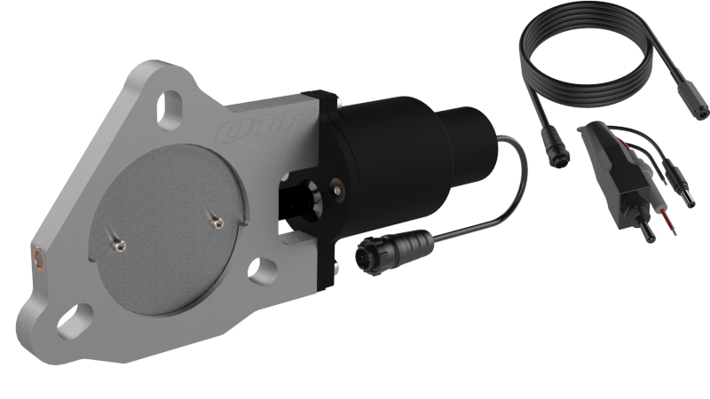 QTP QTEC30B 3in Bolt-On QTEC Electric Cutout Valve for Borla Exhausts - Single
