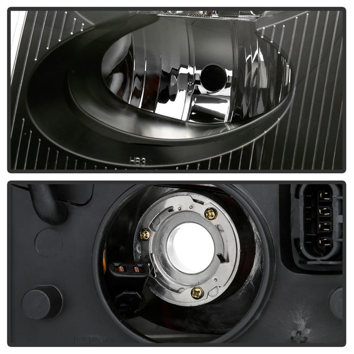SPYDER 9042652 xTune 02-09 GMC Envoy OEM Style Headlights - Black (HD-JH-GEN02-AM-BK)