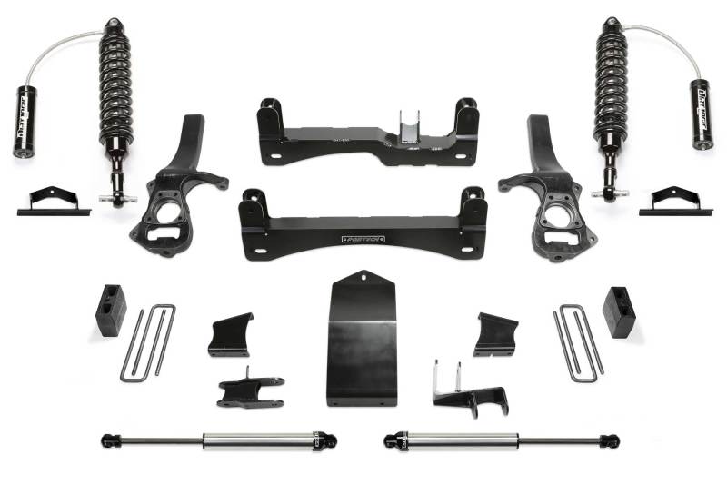 Fabtech K1134DL 19-21 GM K1500 P/U 6in Perf Sys w/Dl 2.5 Resi & 2.25