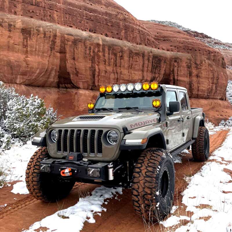KC HiLiTES 7328 21-23 Jeep 392/Mojave Overhead Mount Bracket Set for 50in. Light Bar (Pair)
