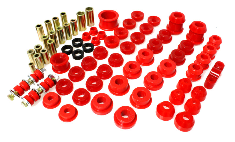 Energy Suspension 16.18103R 92-95 Honda Civic/CRX / 93-97 Honda Del Sol (including VTEC) Red Hyper-Flex Master