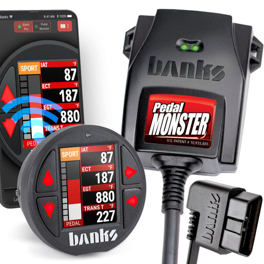 Banks Power 64312-CP Pedal Monster Kit Molex MX64 6 Way w/iDash Pro 07-19 RAM 2500/3500 and 11-20 FORD 6.7L