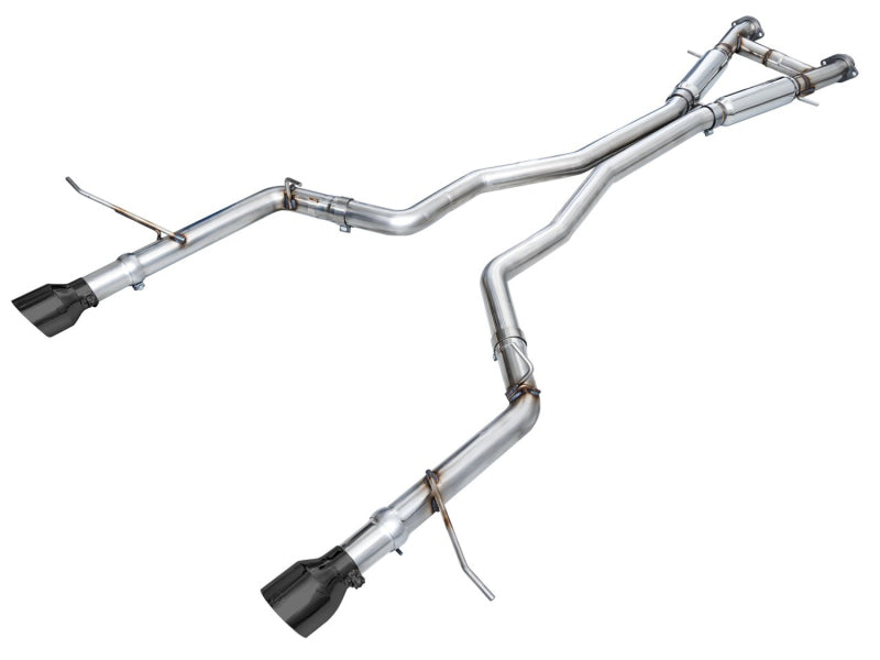 AWE Tuning 3020-33952 18-23 Dodge Durango SRT & Hellcat Track Edition Exhaust - Diamond Black Tips
