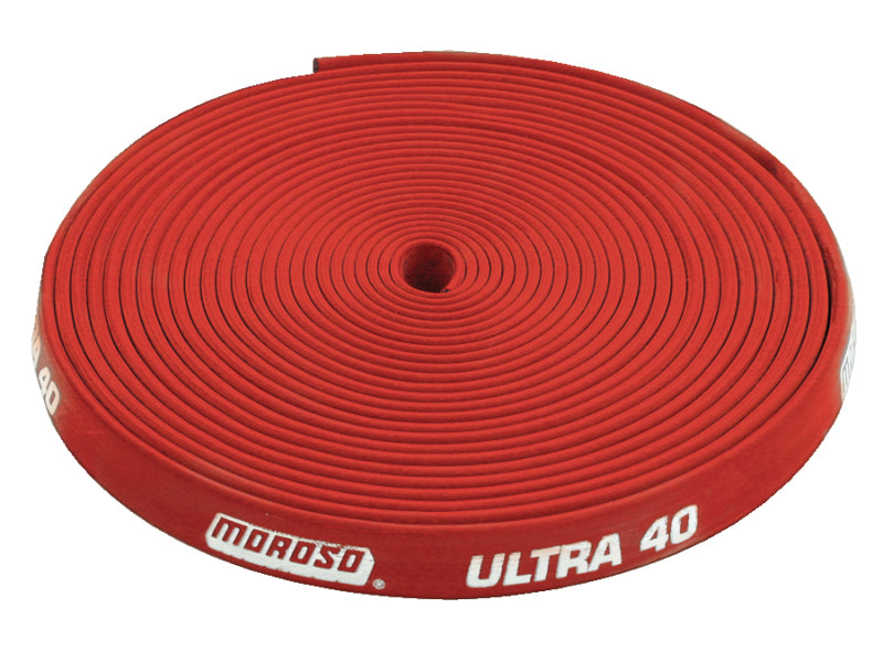 Moroso 72013 Insulated Spark Plug Wire Sleeve - Ultra 40 - 8.65mm - Red - 25ft Roll