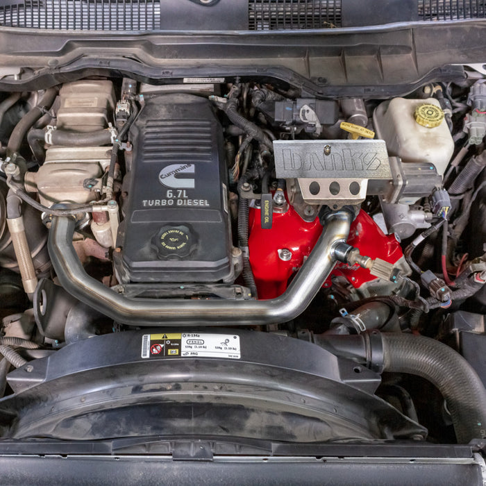 Banks Power 42806-R 07.5-12 RAM Cab Chassis 6.7L Diesel Monster-RAM Intake System w/Fuel Line - Red