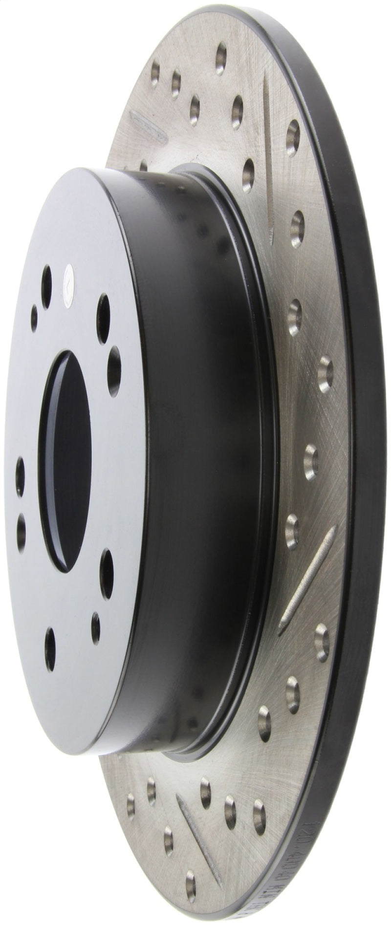 Stoptech 127.40040L StopTech 06-09 Honda Civic Ex/Si Slotted & Drilled Left Rear Rotor