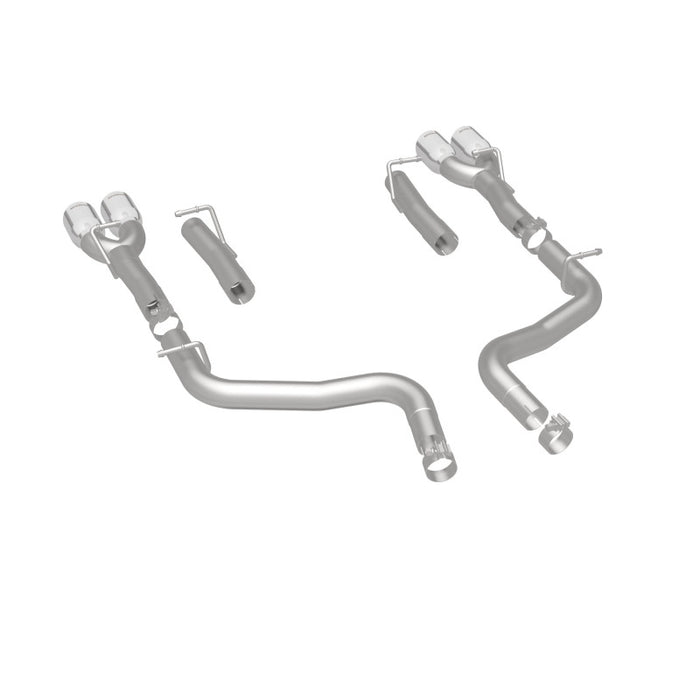Magnaflow 19218 MagnaFlow Axle-Back, SS, 2.5in, Quad Split Rear 3.5in Tip 2015 Dodge Challenger 3.6L V6