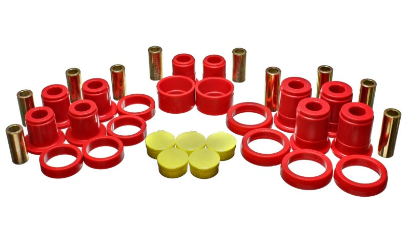 Energy Suspension 3.3194R 02-07 GM SUV Red Rear End Control Arm Bushing Set