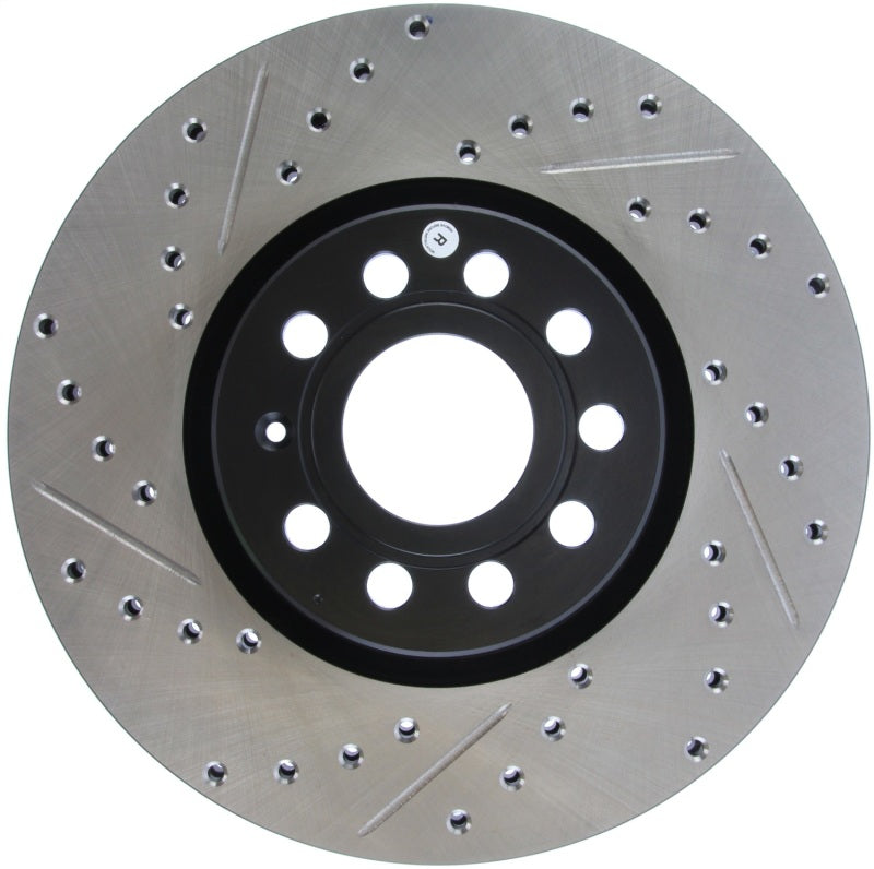 Stoptech 127.33098R StopTech Slotted & Drilled Sport Brake Rotor