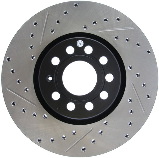 Stoptech 127.33098R StopTech Slotted & Drilled Sport Brake Rotor