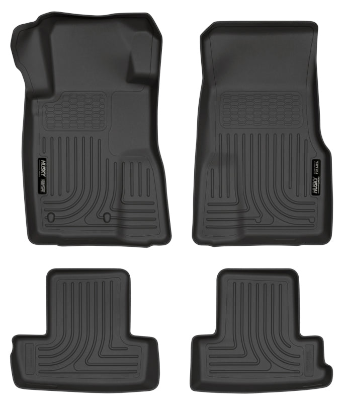 Husky Liners 98371 10-12 Ford Mustang WeatherBeater Combo Black Floor Liners