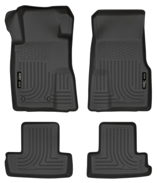 Husky Liners 98371 10-12 Ford Mustang WeatherBeater Combo Black Floor Liners