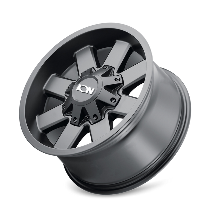 ION Wheels 141-7976B18 ION Type 141 17x9 / 8x165.1 BP / 18mm Offset / 125.2mm Hub Satin Black Wheel
